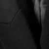 Abrigo Logan de mezcla de lana hasta la rodilla – Negro