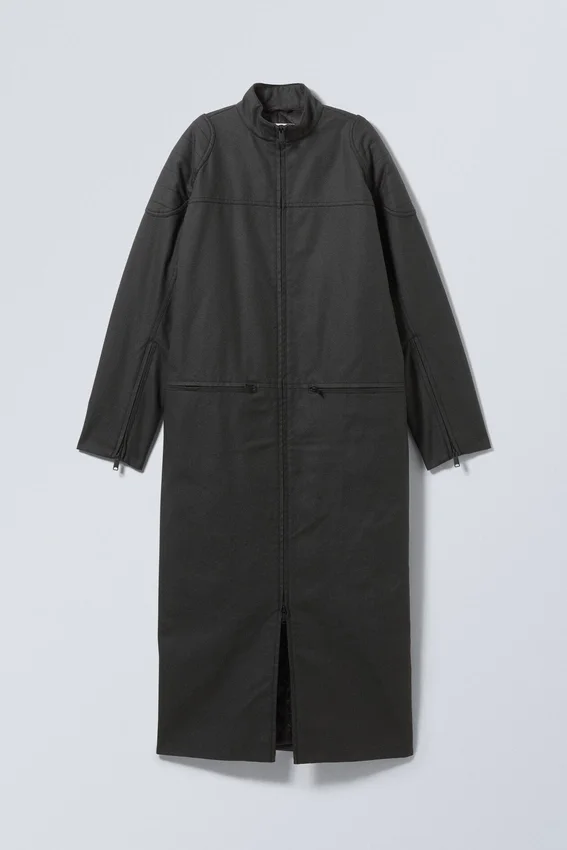 Abrigo motero Dena – Negro Abrigo motero Dena – Negro