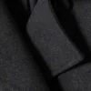 Abrigo oversize de doble botonadura en mezcla de lana de Kia – Gris oscuro jaspeado