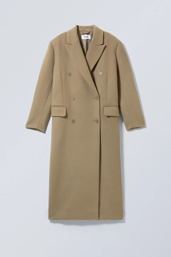 Abrigo oversize de mezcla de lana Alex – Dusty Mole Abrigo oversize de mezcla de lana Alex – Dusty Mole