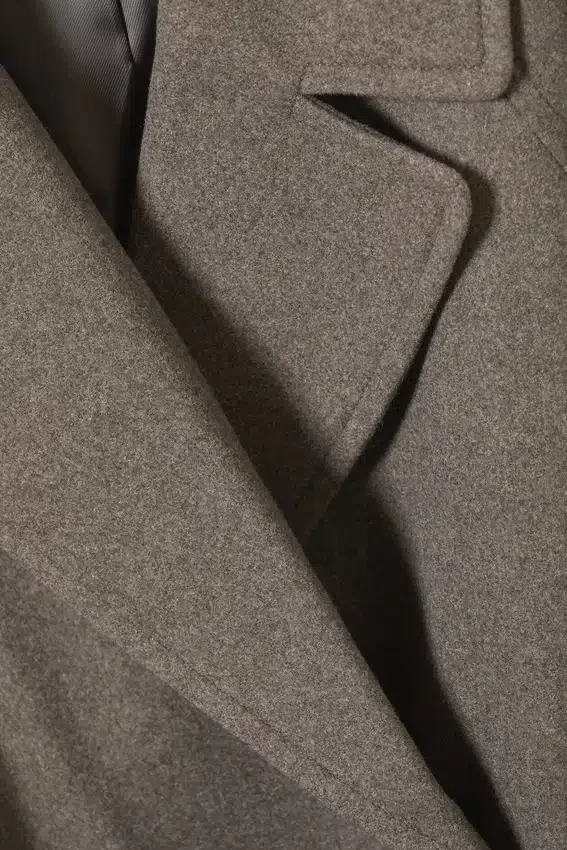 Abrigo oversize de mezcla de lana Kia – Gris topo Abrigo oversize de mezcla de lana Kia – Gris topo
