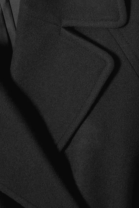 Abrigo oversize Kia de mezcla de lana – Negro Abrigo oversize Kia de mezcla de lana – Negro