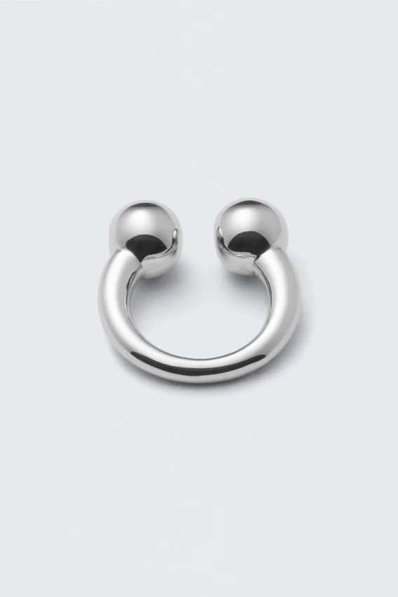 Anillo escultural abierto – Plata Anillo escultural abierto – Plata