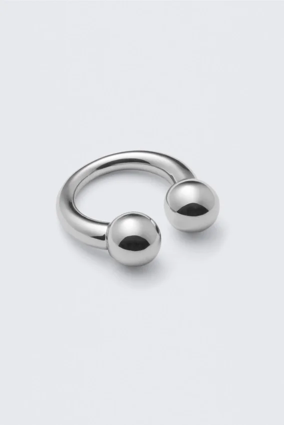 Anillo escultural abierto – Plata Anillo escultural abierto – Plata