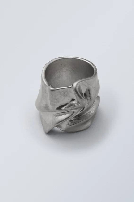 Anillo Ivy arrugado – Plata Anillo Ivy arrugado – Plata