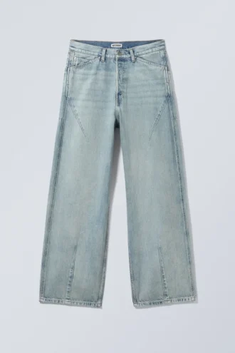 Astro Loose Baggy Jeans – Azul ladrillo – Azul claro