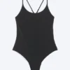 Bañador con espalda nadadora – Negro Bañador con espalda nadadora – Negro