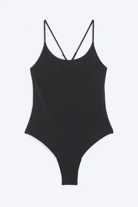 Bañador con espalda nadadora – Negro Bañador con espalda nadadora – Negro