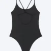 Bañador con espalda nadadora – Negro Bañador con espalda nadadora – Negro