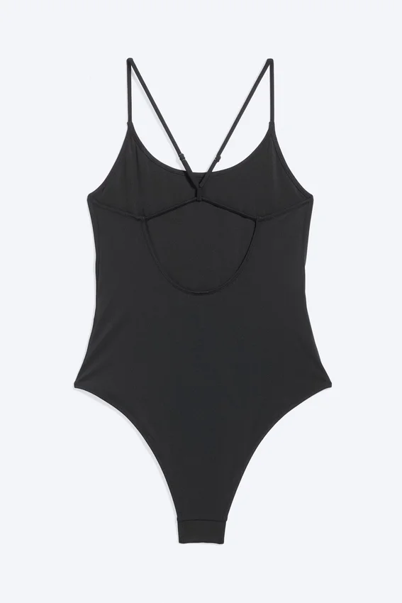 Bañador con espalda nadadora – Negro Bañador con espalda nadadora – Negro
