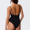 Bañador de cuello cuadrado – Negro Bañador de cuello cuadrado – Negro