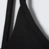 Bañador de cuello cuadrado – Negro Bañador de cuello cuadrado – Negro