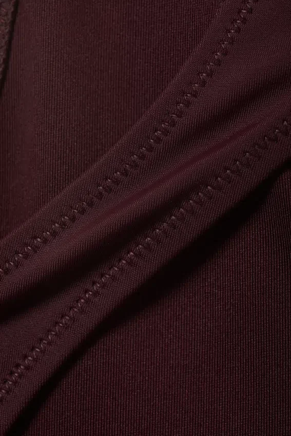 Bañador deportivo con espalda nadadora – Granate oscuro Bañador deportivo con espalda nadadora – Granate oscuro