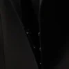 Blazer entallado con mangas con aberturas – Negro Blazer entallado con mangas con aberturas – Negro