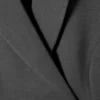 Blazer entallado de doble botonadura – Gris oscuro jaspeado Blazer entallado de doble botonadura – Gris oscuro jaspeado