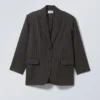 Blazer oversize Aiden – Gris oscuro Blazer oversize Aiden – Gris oscuro