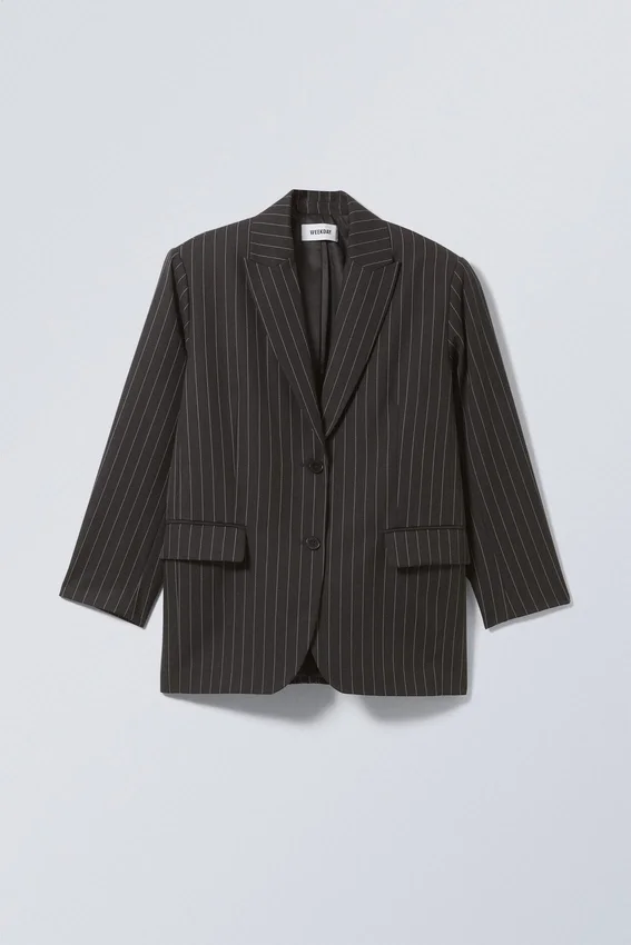Blazer oversize Aiden – Gris oscuro Blazer oversize Aiden – Gris oscuro