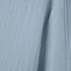 Blusa transparente con cuello barco y mangas acampanadas – Azul claro empolvado