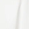 Blusa transparente con cuello barco y mangas acampanadas – Blanca