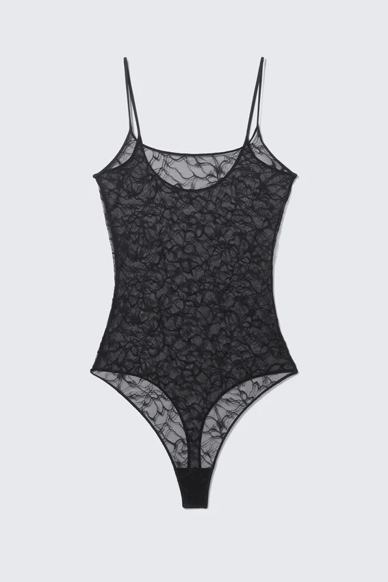 Body tanga de encaje – Negro Body tanga de encaje – Negro