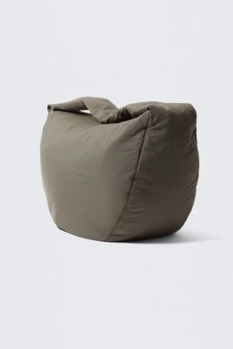 Bolso bandolera acolchado grande Samir – Dark Mole