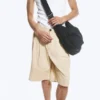 Bolso bandolera con bolsillo – Negro Bolso bandolera con bolsillo – Negro