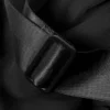 Bolso bandolera con cordón – Negro