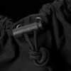Bolso bandolera con cordón – Negro
