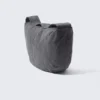 Bolso bandolera de algodón lavado – Gris oscuro lavado Bolso bandolera de algodón lavado – Gris oscuro lavado