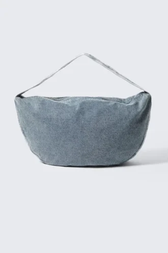 Bolso bandolera de denim Samir – Azul