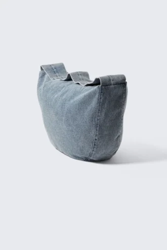 Bolso bandolera de denim Samir – Azul