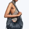 Bolso bandolera fruncido – Azul oscuro Bolso bandolera fruncido – Azul oscuro