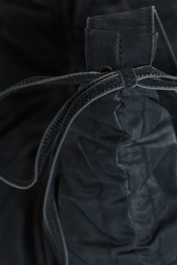 Bolso bandolera fruncido – Azul oscuro Bolso bandolera fruncido – Azul oscuro