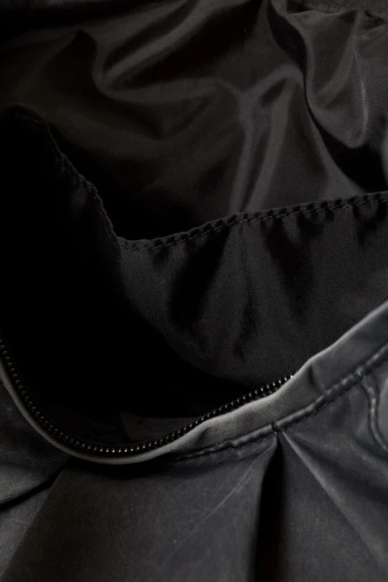 Bolso bandolera fruncido – Negro Bolso bandolera fruncido – Negro