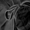 Bolso bandolera fruncido – Negro lavado