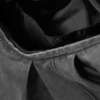 Bolso bandolera fruncido – Negro lavado