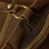 Bolso bandolera mediano con bolsillos – Verde caqui oscuro