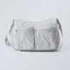 Bolso bandolera Pocket – Gris claro empolvado Bolso bandolera Pocket – Gris claro empolvado