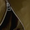 Bolso bandolera redondeado mediano – Verde caqui oscuro