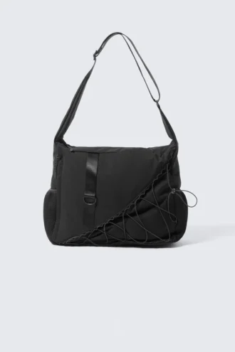 Bolso bandolera utilitario – Negro