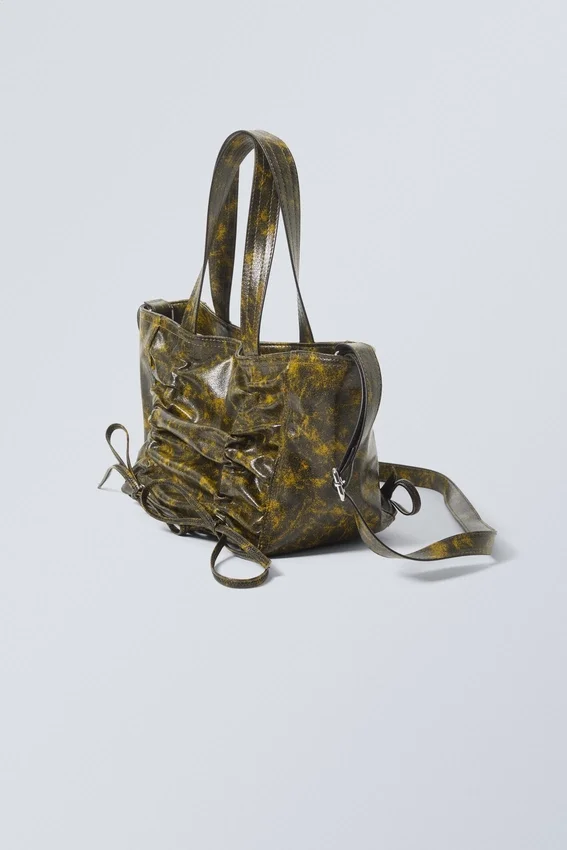 Bolso con lazo – Amarillo sucio Bolso con lazo – Amarillo sucio