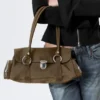 Bolso de hombro con solapa – Dark Mole Bolso de hombro con solapa – Dark Mole