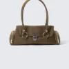 Bolso de hombro con solapa – Dark Mole Bolso de hombro con solapa – Dark Mole