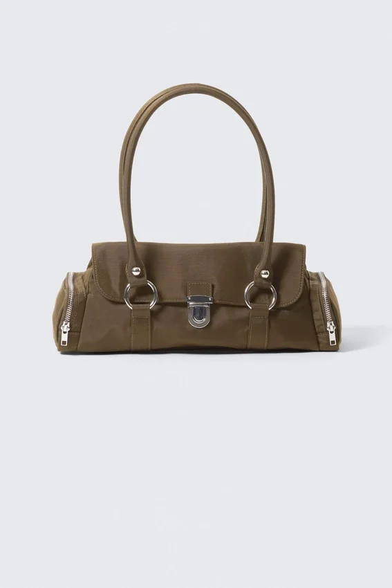 Bolso de hombro con solapa – Dark Mole Bolso de hombro con solapa – Dark Mole