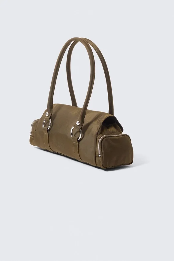 Bolso de hombro con solapa – Dark Mole Bolso de hombro con solapa – Dark Mole