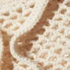 Bolso de hombro de algodón de punto – Blanco roto