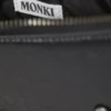 Bolso de hombro de piel sintética con tachuelas – Negro