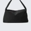 Bolso de hombro grande de ripstop – Negro Bolso de hombro grande de ripstop – Negro