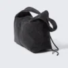Bolso de hombro rectangular de pana – Negro Bolso de hombro rectangular de pana – Negro