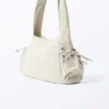 Bolso de hombro rectangular – Gris claro Bolso de hombro rectangular – Gris claro